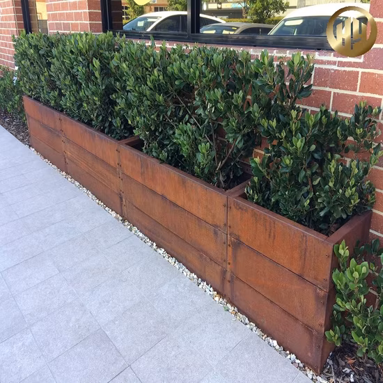 High Quality Corten Steel Garden&House Decorative Planter