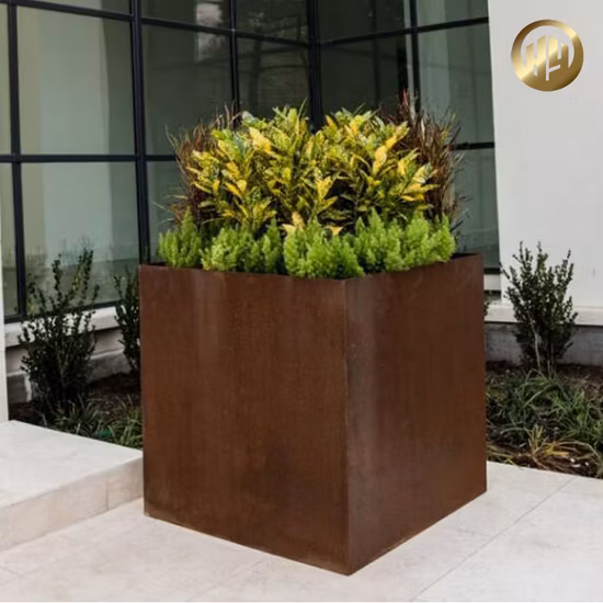 High Quality Corten Steel Garden&House Decorative Planter