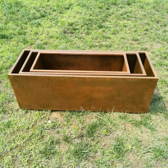 High Quality Corten Steel Garden&House Decorative Planter