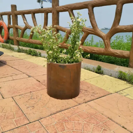 Plantador de vaso de flores para decoração de mesa de casa simples de metal por atacado/plantador de atacado de fábrica