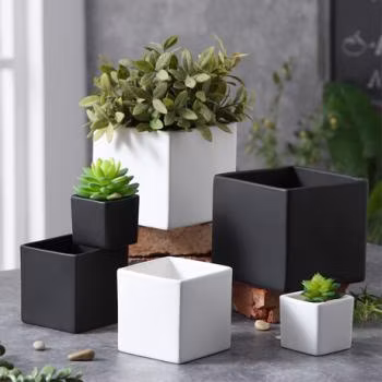 Caixas pequenas de plantador de aço inoxidável Szie usadas para plantador de janela doméstica